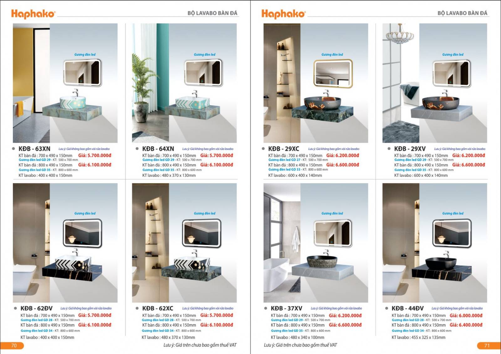 Thiết bị vệ sinh HAPHAKO Bảng giá và Catalogue mới nhất 2024 /Page 36